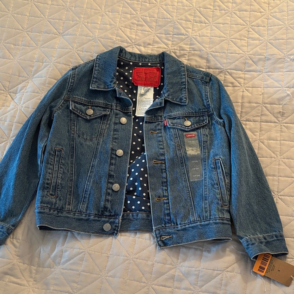 NWT! Levi's Classic Blue Kids Jean Jacket